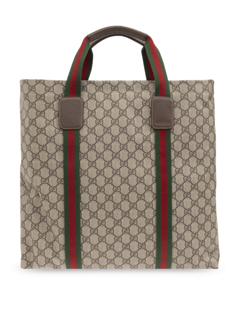 GUCCI Tender GG logo web stripe shopper tote bag